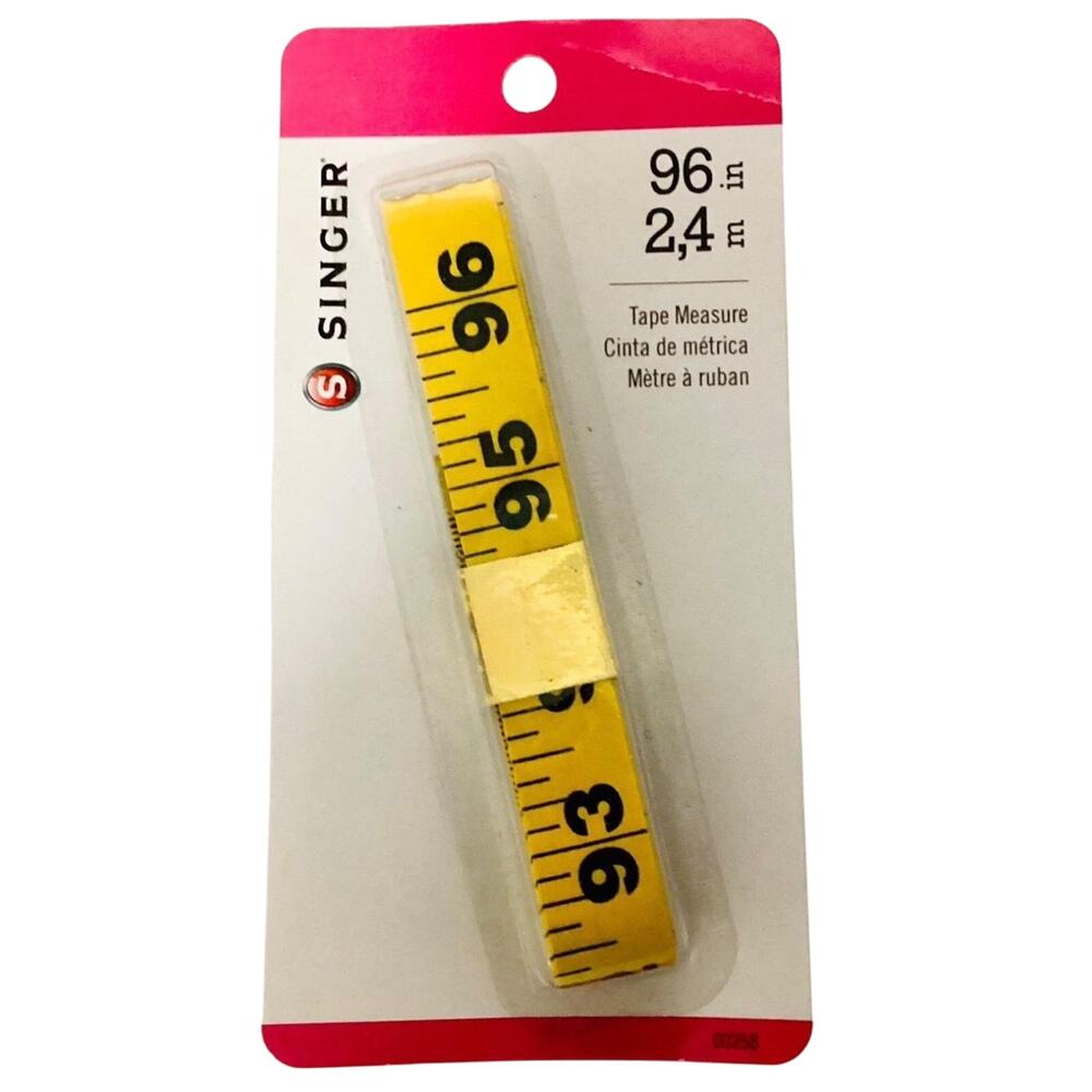 Vinyl Tape Measure- 96 Inch, Yellow